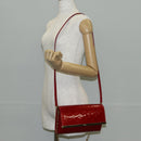 LOUIS VUITTON Vernis Clutch Ana Clutch Bag Rose Andian M90092 LV Auth 141020-25