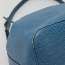 LOUIS VUITTON Epi Petit Noe Shoulder Bag Blue M44105 LV Auth 141022-15