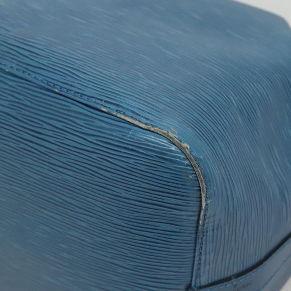 LOUIS VUITTON Epi Petit Noe Shoulder Bag Blue M44105 LV Auth 141022