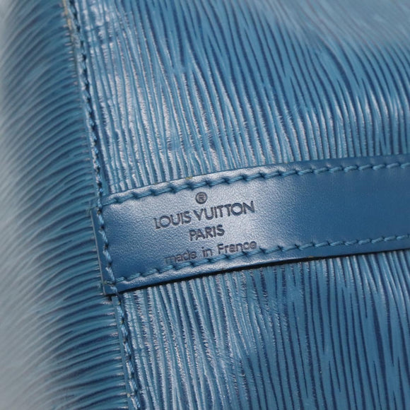 LOUIS VUITTON Epi Petit Noe Shoulder Bag Blue M44105 LV Auth 141022