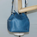 LOUIS VUITTON Epi Petit Noe Shoulder Bag Blue M44105 LV Auth 141022-20