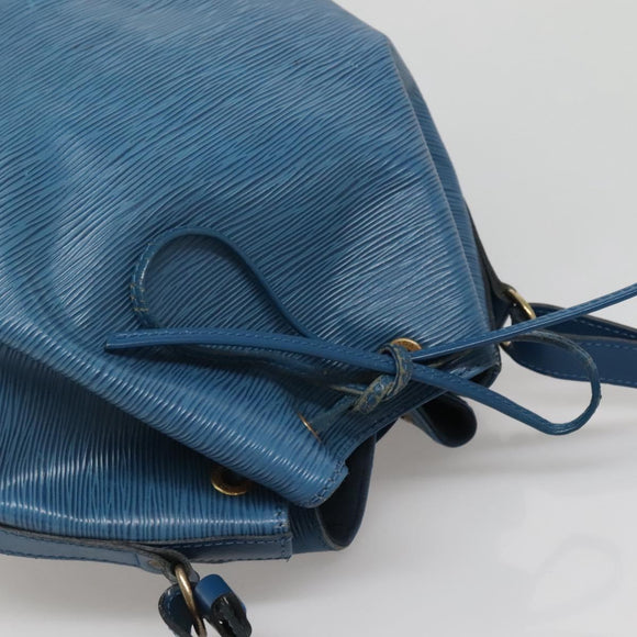LOUIS VUITTON Epi Petit Noe Shoulder Bag Blue M44105 LV Auth 141022