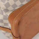 LOUIS VUITTON Damier Azur Noe Shoulder Bag N42222 LV Auth 141023V-9
