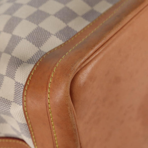 LOUIS VUITTON Damier Azur Noe Shoulder Bag N42222 LV Auth 141023V