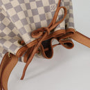 LOUIS VUITTON Damier Azur Noe Shoulder Bag N42222 LV Auth 141023V-6