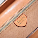 CELINE Macadam Canvas Hand Bag PVC Brown Gold Auth 141027-19