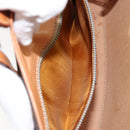 CELINE Macadam Canvas Hand Bag PVC Brown Gold Auth 141027-11