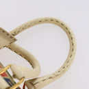 FENDI Zucca Canvas Boston Bag PVC 2way Multicolor Gold Auth 141028-10