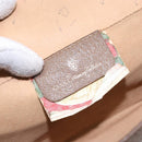 GUCCI GG Supreme Web Sherry Line Clutch Bag PVC Beige Gold 89 01 030 Auth 141030-18