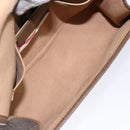 GUCCI GG Supreme Web Sherry Line Clutch Bag PVC Beige Gold 89 01 030 Auth 141030-10