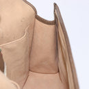 GUCCI GG Supreme Web Sherry Line Clutch Bag PVC Beige Gold 89 01 030 Auth 141030-19