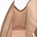 GUCCI GG Supreme Web Sherry Line Clutch Bag PVC Beige Gold 89 01 030 Auth 141030-20