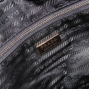 PRADA Shoulder Bag Nylon Green Gold Auth 141035-19