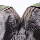 PRADA Shoulder Bag Nylon Green Gold Auth 141035-21