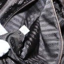 PRADA Shoulder Bag Nylon Green Gold Auth 141035-12