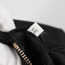 PRADA Chain Shoulder Bag Nylon Black Gold Auth 141036V-12