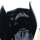 PRADA Chain Shoulder Bag Satin Beige Silver Auth 141037V-20