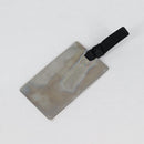 PRADA Chain Shoulder Bag Satin Beige Silver Auth 141037V-26