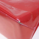 LOUIS VUITTON Monogram Vernis Wilshire PM Hand Bag Rose Pop M93643 Auth 141044-15