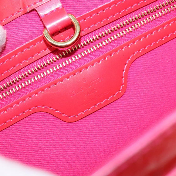 LOUIS VUITTON Monogram Vernis Wilshire PM Hand Bag Rose Pop M93643 Auth 141044