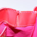 LOUIS VUITTON Monogram Vernis Wilshire PM Hand Bag Rose Pop M93643 Auth 141044-12