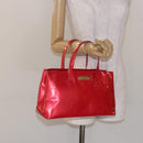 LOUIS VUITTON Monogram Vernis Wilshire PM Hand Bag Rose Pop M93643 Auth 141044-22