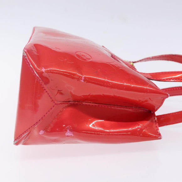 LOUIS VUITTON Monogram Vernis Wilshire PM Hand Bag Rose Pop M93643 Auth 141044