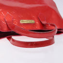 LOUIS VUITTON Monogram Vernis Wilshire PM Hand Bag Rose Pop M93643 Auth 141044-7