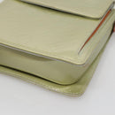 LOUIS VUITTON Monogram Vernis Motto Accessory Pouch Gris M91030 LV Auth 141045-14