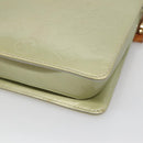 LOUIS VUITTON Monogram Vernis Motto Accessory Pouch Gris M91030 LV Auth 141045-16