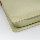 LOUIS VUITTON Monogram Vernis Motto Accessory Pouch Gris M91030 LV Auth 141045-17