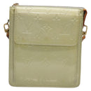 LOUIS VUITTON Monogram Vernis Motto Accessory Pouch Gris M91030 LV Auth 141045-13