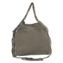 Stella MacCartney Chain Falabella Shoulder Bag Suede Gray 371223 Auth 141055-1