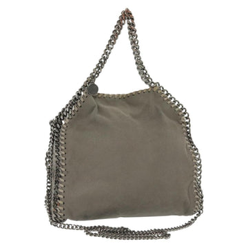 Stella MacCartney Chain Falabella Shoulder Bag Suede Gray 371223 Auth 141055