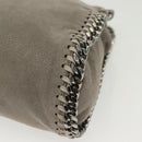 Stella MacCartney Chain Falabella Shoulder Bag Suede Gray 371223 Auth 141055-16