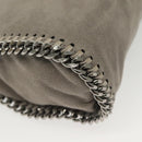 Stella MacCartney Chain Falabella Shoulder Bag Suede Gray 371223 Auth 141055-17