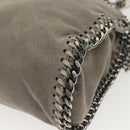 Stella MacCartney Chain Falabella Shoulder Bag Suede Gray 371223 Auth 141055-10
