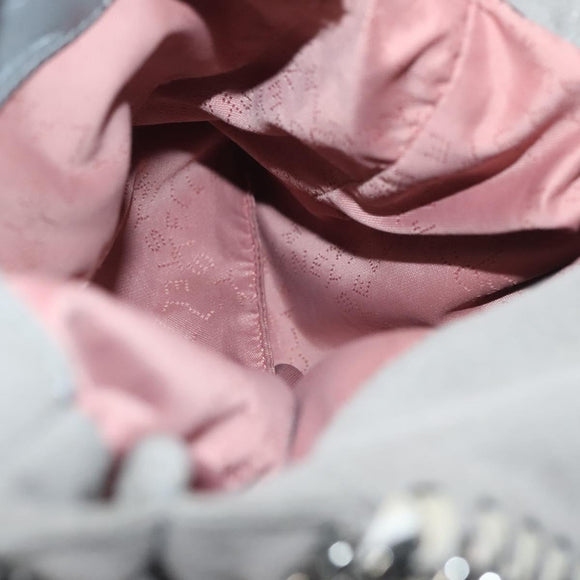 Stella MacCartney Chain Falabella Shoulder Bag Suede Gray 371223 Auth 141055