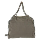 Stella MacCartney Chain Falabella Shoulder Bag Suede Gray 371223 Auth 141055-13
