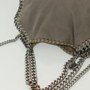 Stella MacCartney Chain Falabella Shoulder Bag Suede Gray 371223 Auth 141055-6
