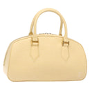 LOUIS VUITTON Epi jasmine Hand Bag Cream M5208A LV Auth 141063-1