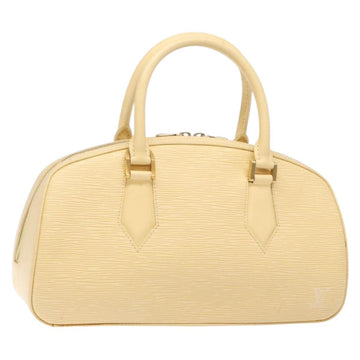 LOUIS VUITTON Epi jasmine Hand Bag Cream M5208A LV Auth 141063