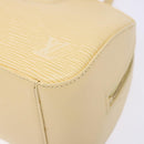 LOUIS VUITTON Epi jasmine Hand Bag Cream M5208A LV Auth 141063-9