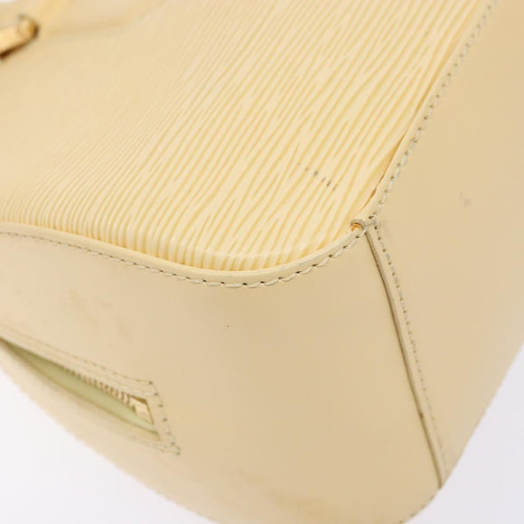 LOUIS VUITTON Epi jasmine Hand Bag Cream M5208A LV Auth 141063
