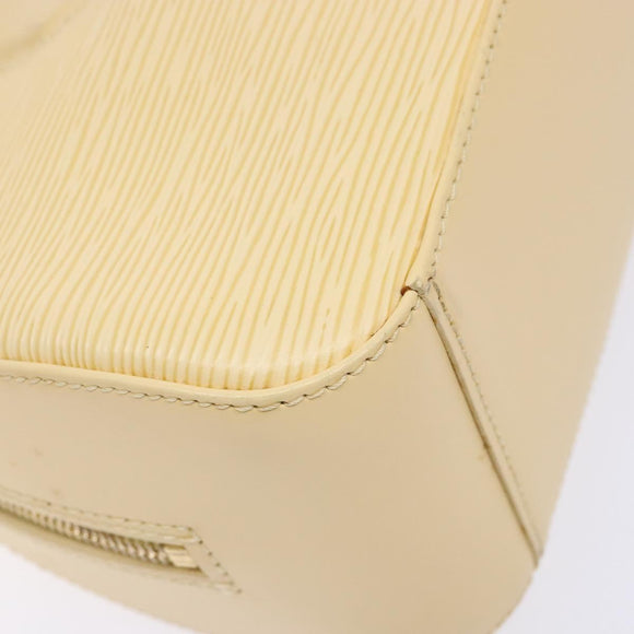 LOUIS VUITTON Epi jasmine Hand Bag Cream M5208A LV Auth 141063