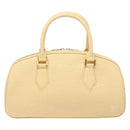 LOUIS VUITTON Epi jasmine Hand Bag Cream M5208A LV Auth 141063-13