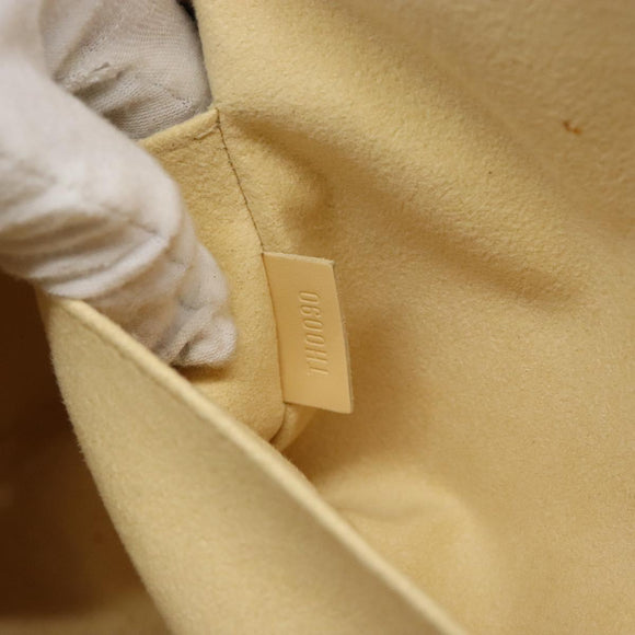 LOUIS VUITTON Epi jasmine Hand Bag Cream M5208A LV Auth 141063