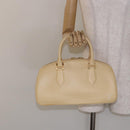 LOUIS VUITTON Epi jasmine Hand Bag Cream M5208A LV Auth 141063-21