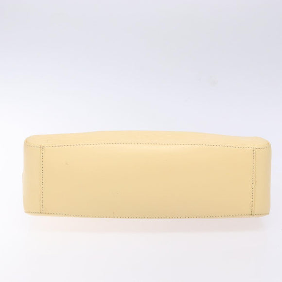 LOUIS VUITTON Epi jasmine Hand Bag Cream M5208A LV Auth 141063