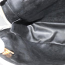 BALLY Chain Shoulder Bag Leather Ivory Gold Auth 141066-20